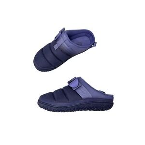 Chaco Ramble Rugged Canvas Clog Puff Purple Quilted Fleece Lined Women's 7